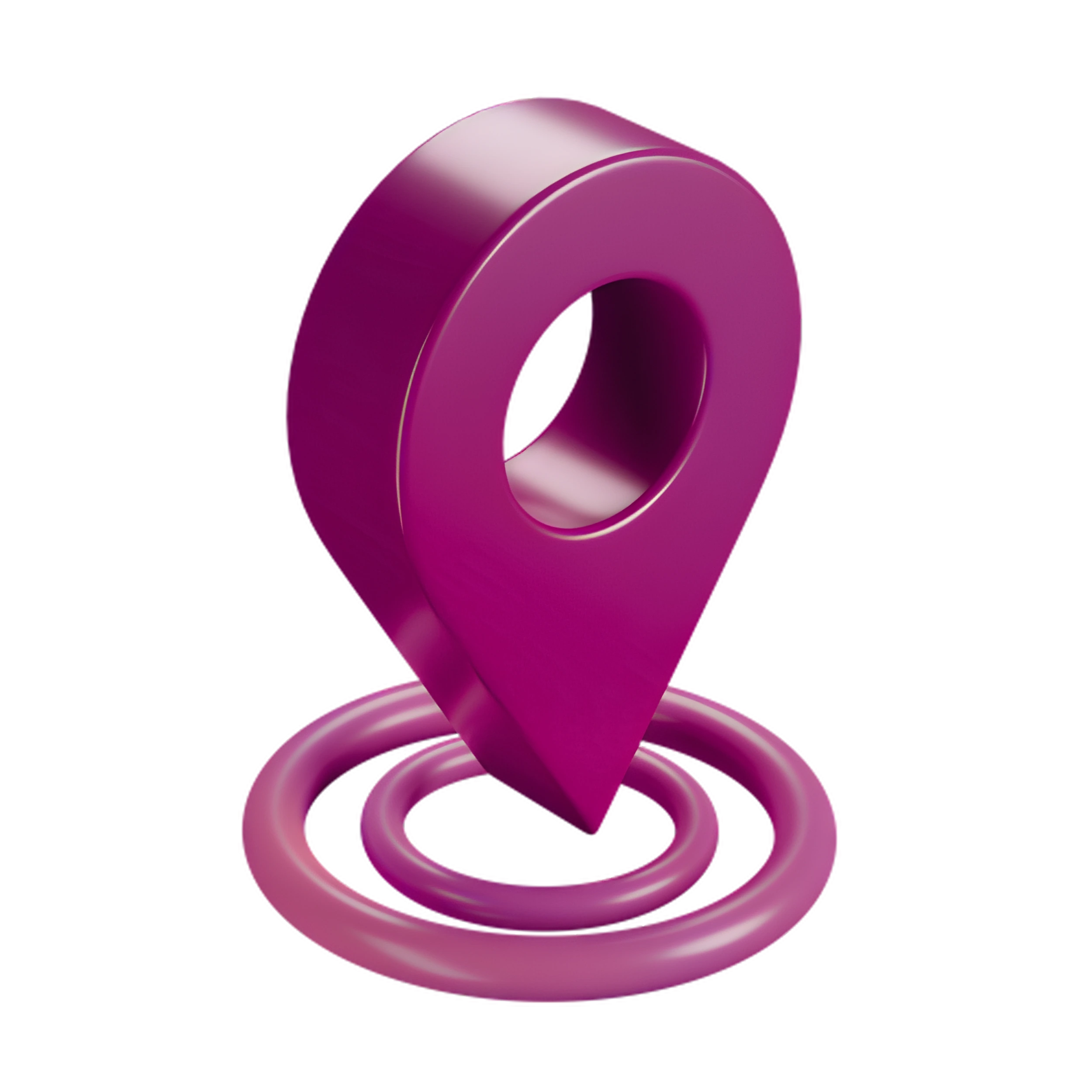 أيقونة دبوس خريطة ثلاثي الأبعاد لخدمات Google Maps